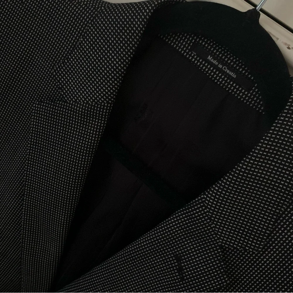 Versace Collection Black Wool Blazer
